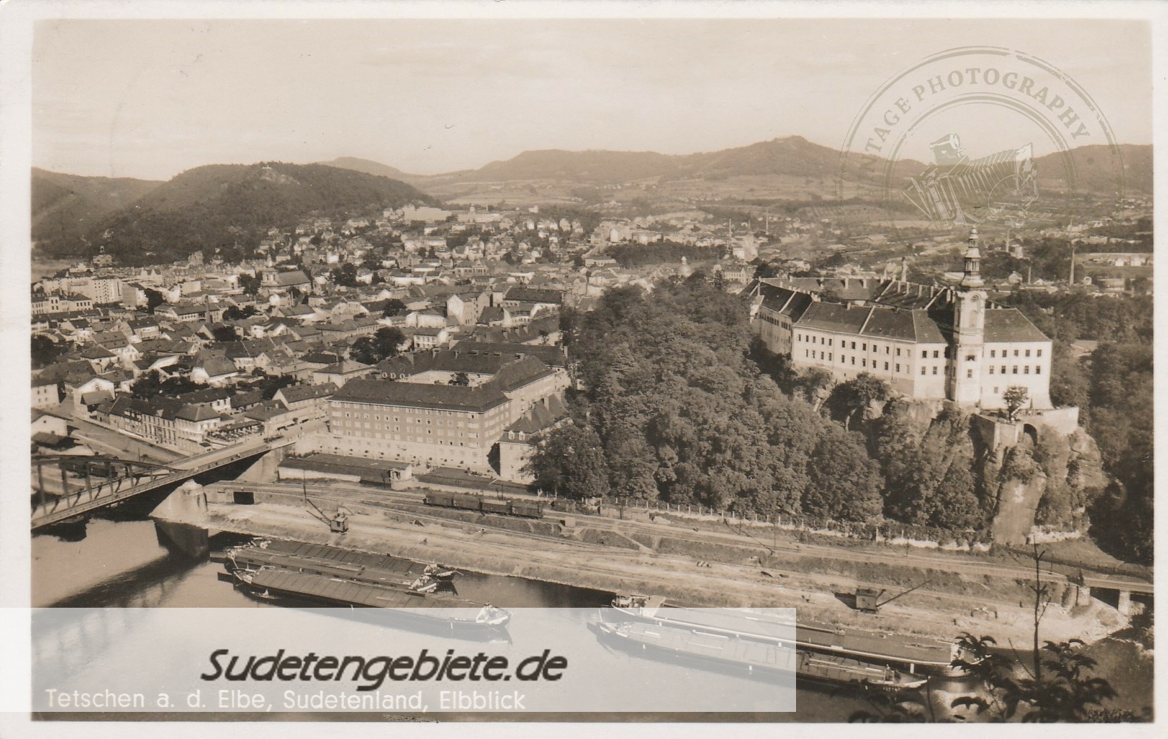 Teschen, LK Tetschen (Bodenbach) Städte und Gemeinden bis heute