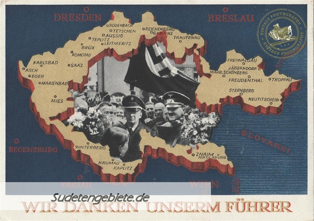 Städte und Gemeinden Sudetenland Böhmen & Mähren