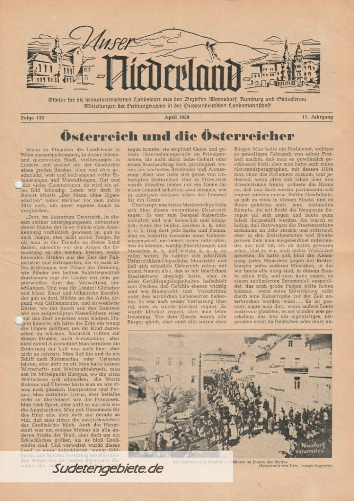 April 1959 Städte und Gemeinden bis heute
